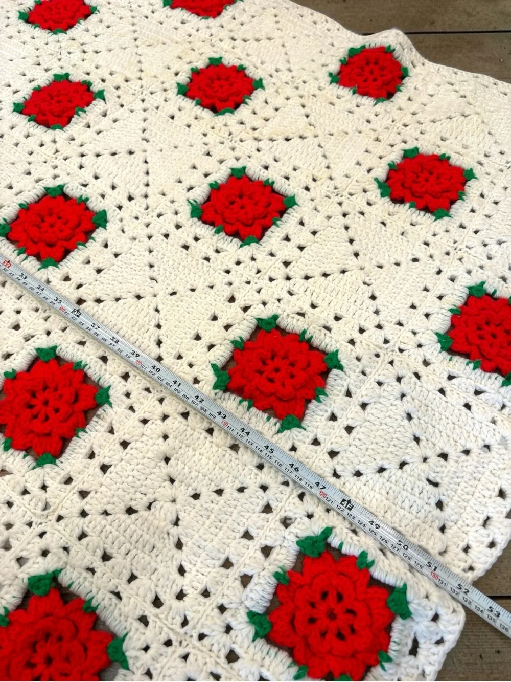 Handmade white crochet